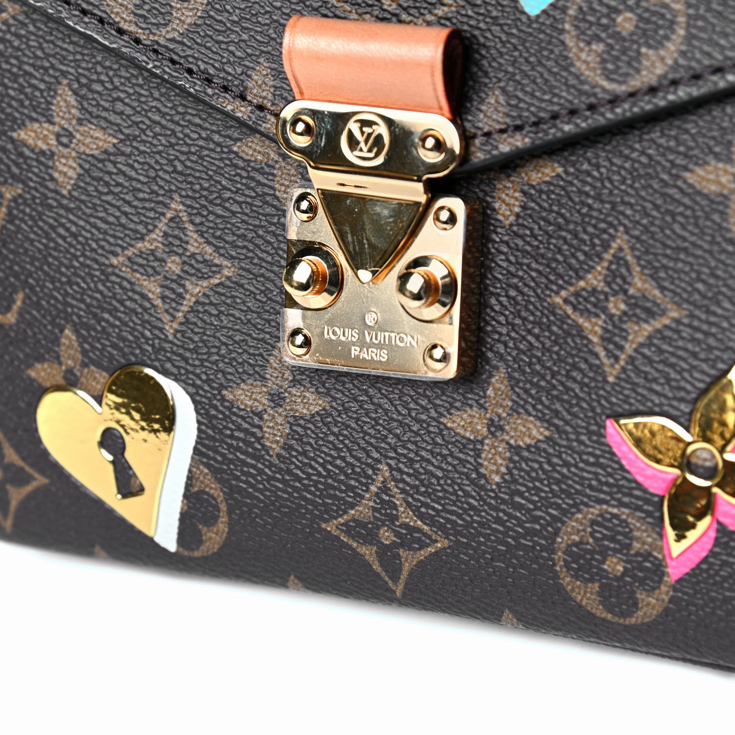 Louis Vuitton Monogram Love Lock Pochette Metis 7 of 8