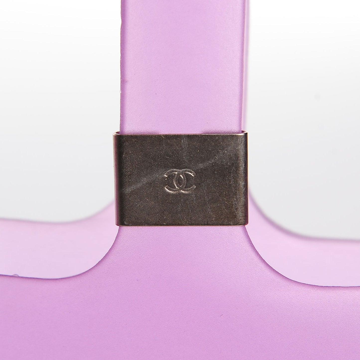 Jelly Rubber Tote Purple