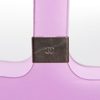 Chanel Jelly Rubber Tote Purple 8 of 8