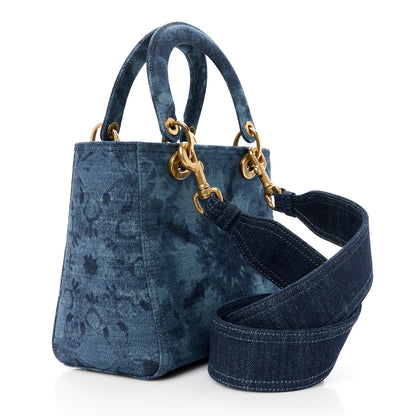 Christian Dior Denim Medium KaleiDiorscopic Lady Dior Blue 3 of 10