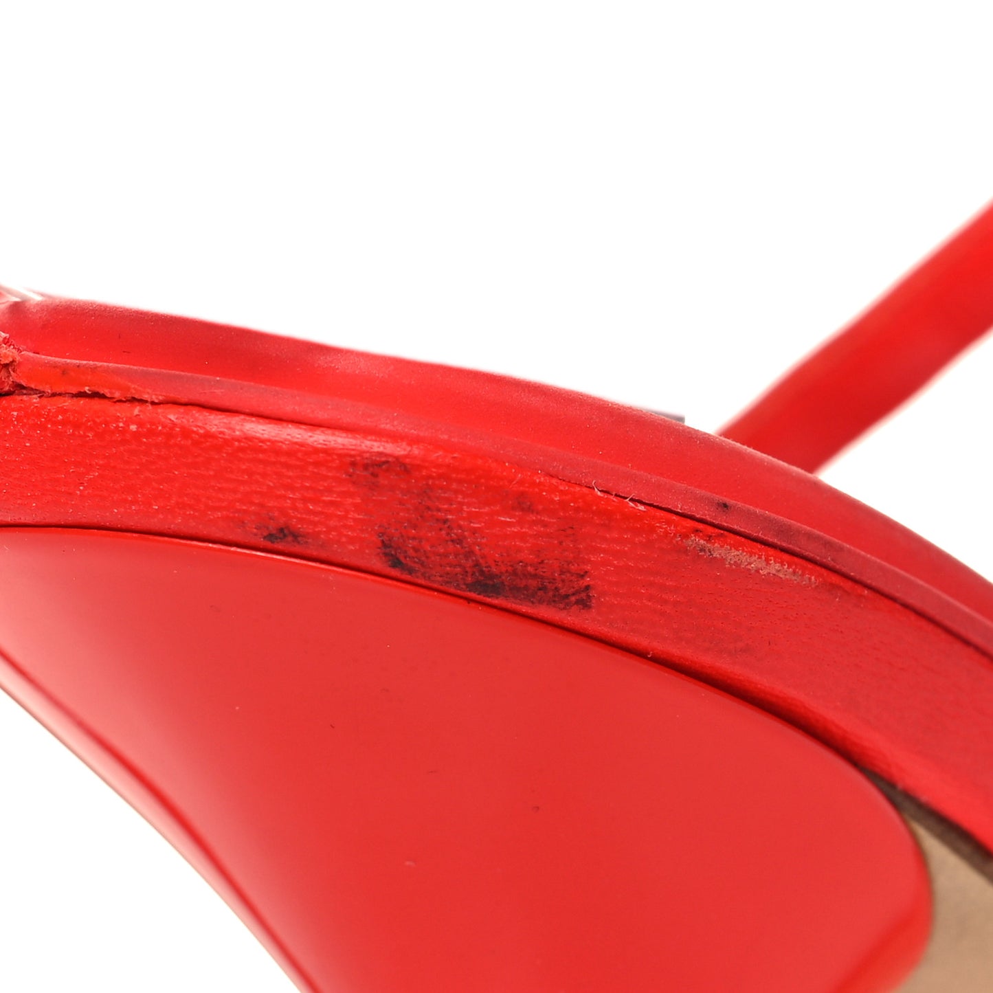 Lambskin Studded Multi Strap 90mm Sandals 37 Tomato