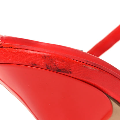Bottega Veneta Lambskin Studded Multi Strap 90mm Sandals 37 Tomato 5 of 10