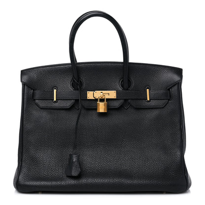 Hermes Togo Birkin 35 Black 1 of 13