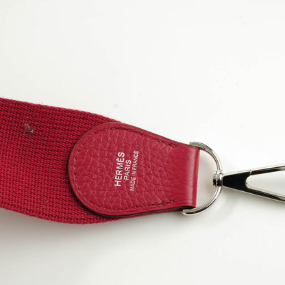 Hermes Taurillon Clemence Evelyne III GM Rubis 5 of 8