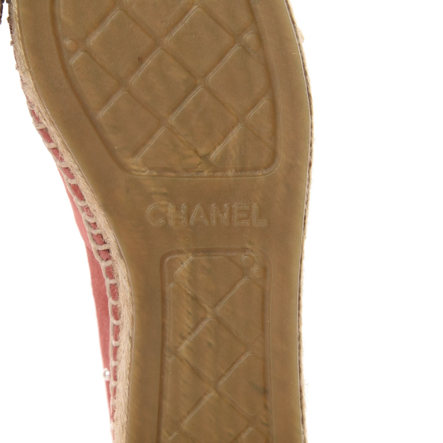Suede Pearl CC Espadrilles 36 Pink