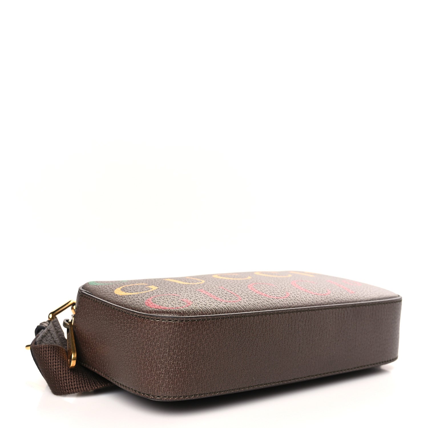 Gucci Textured Dollar Calfskin Gucci 100 Aria Belt Bag 80 32 New Acero Multicolor 4 of 8