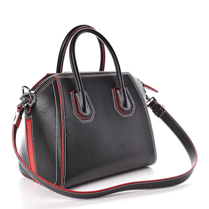 Givenchy Calfskin Contrast Stitched Small Antigona Black 3 of 13