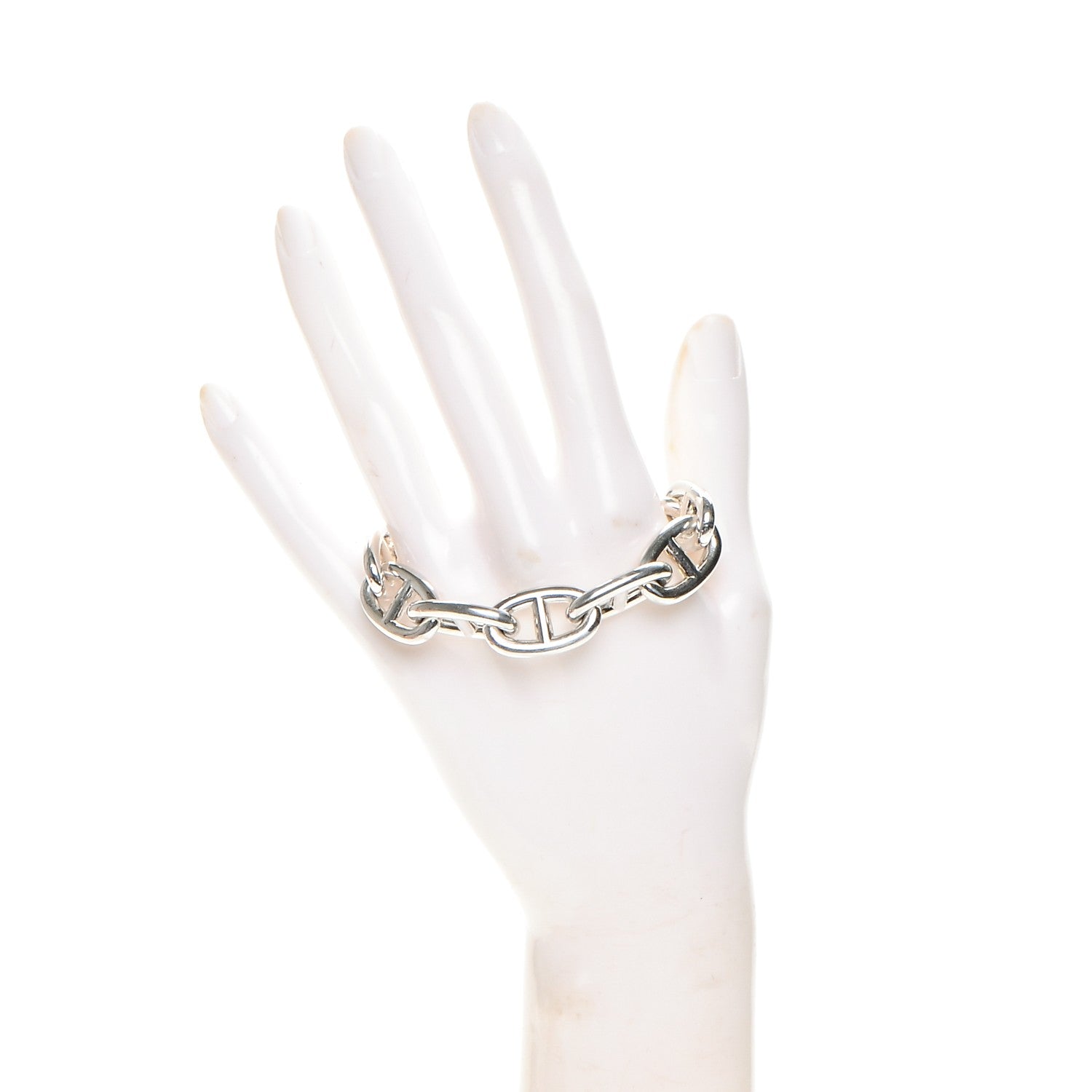 Hermes Sterling Silver Chaine d'Ancre Bracelet 2 of 5