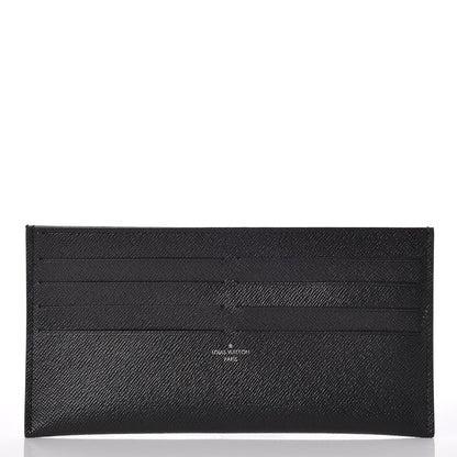 Louis Vuitton Calfskin Felicie Chain Wallet Card Holder Insert Black 1 of 6