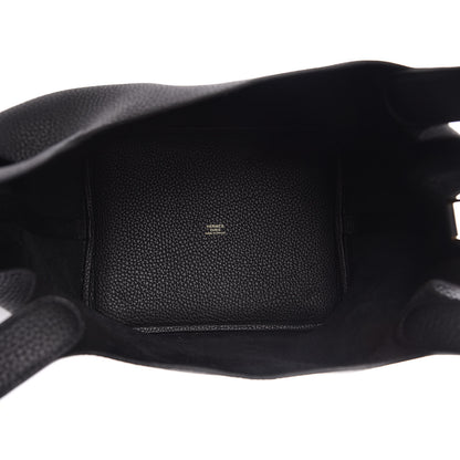 Hermes Taurillon Clemence Picotin Lock 22 MM Black 5 of 11