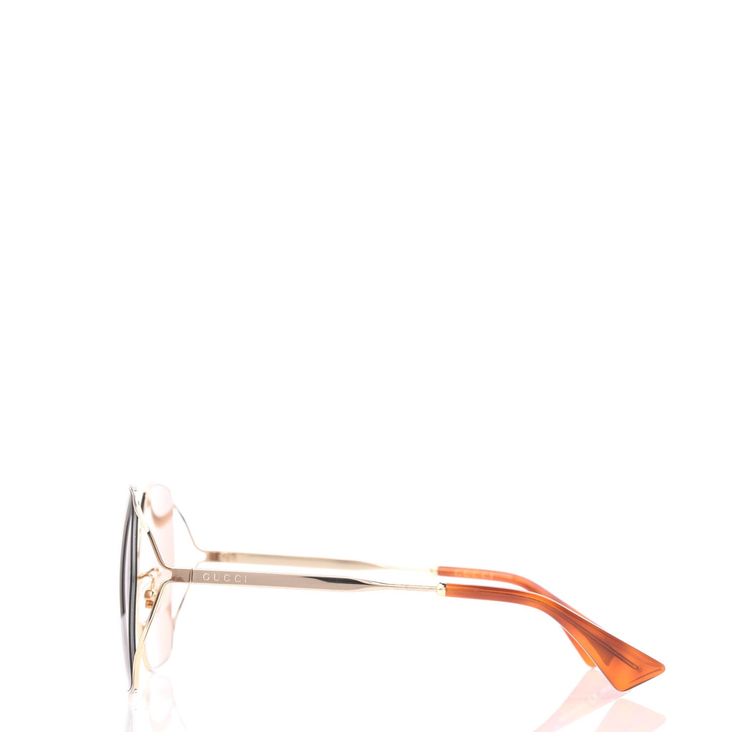 Metal Fork Square Frame Sunglasses GG0818SA Pink