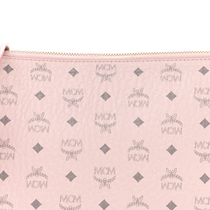 MCM Visetos Medium Crossbody Pouch Soft Pink 8 of 12