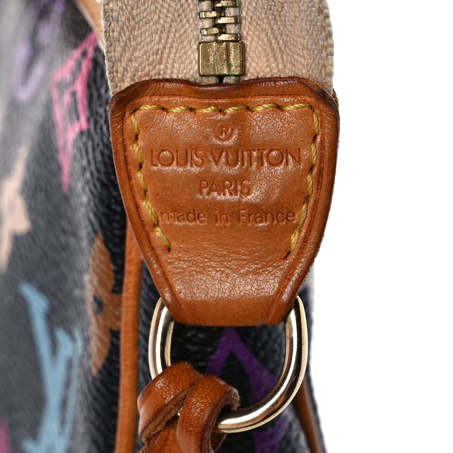 Louis Vuitton Monogram Multicolor Pochette Accessories Black 7 of 10