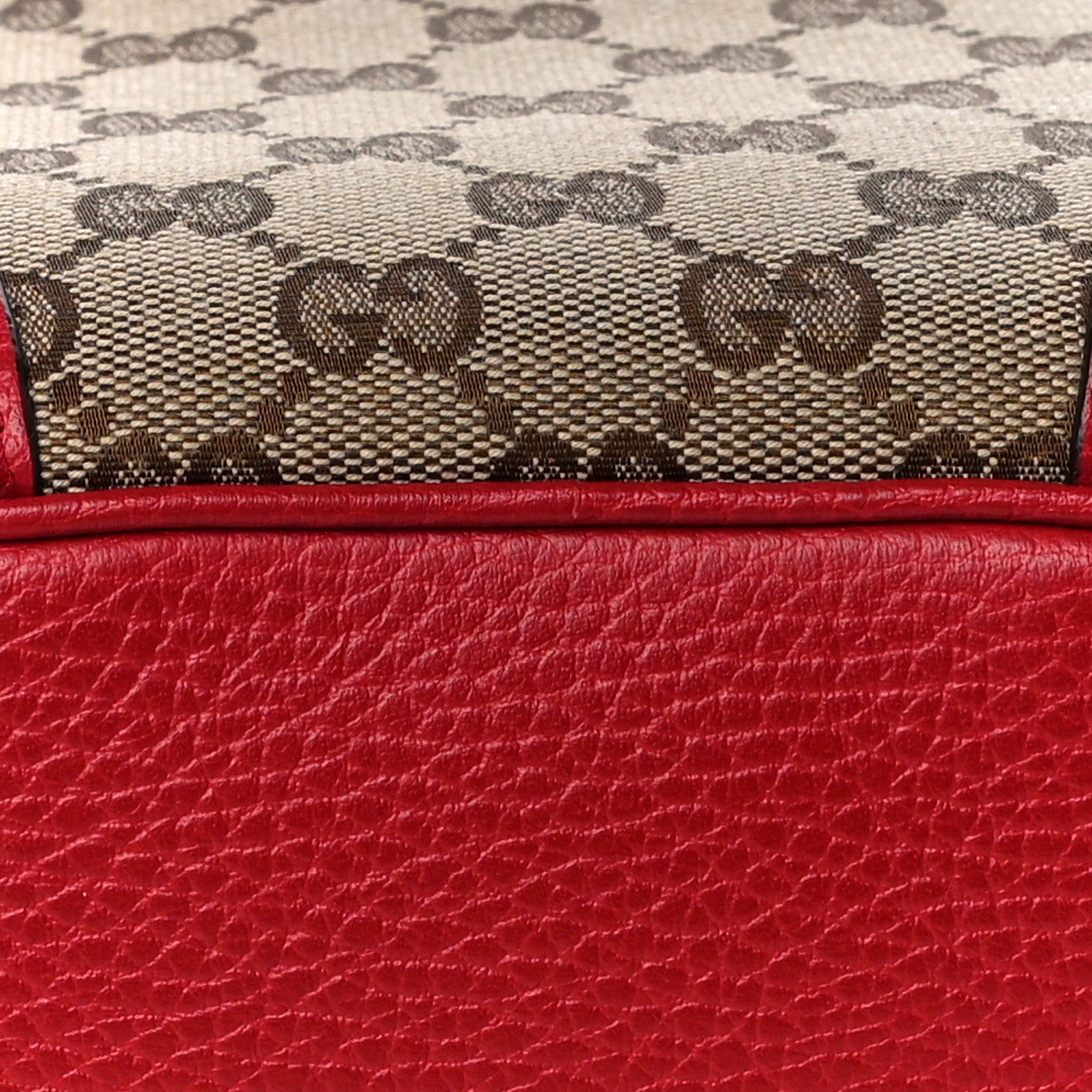 Gucci Monogram Mini Bree Messenger Bag Red 12 of 15