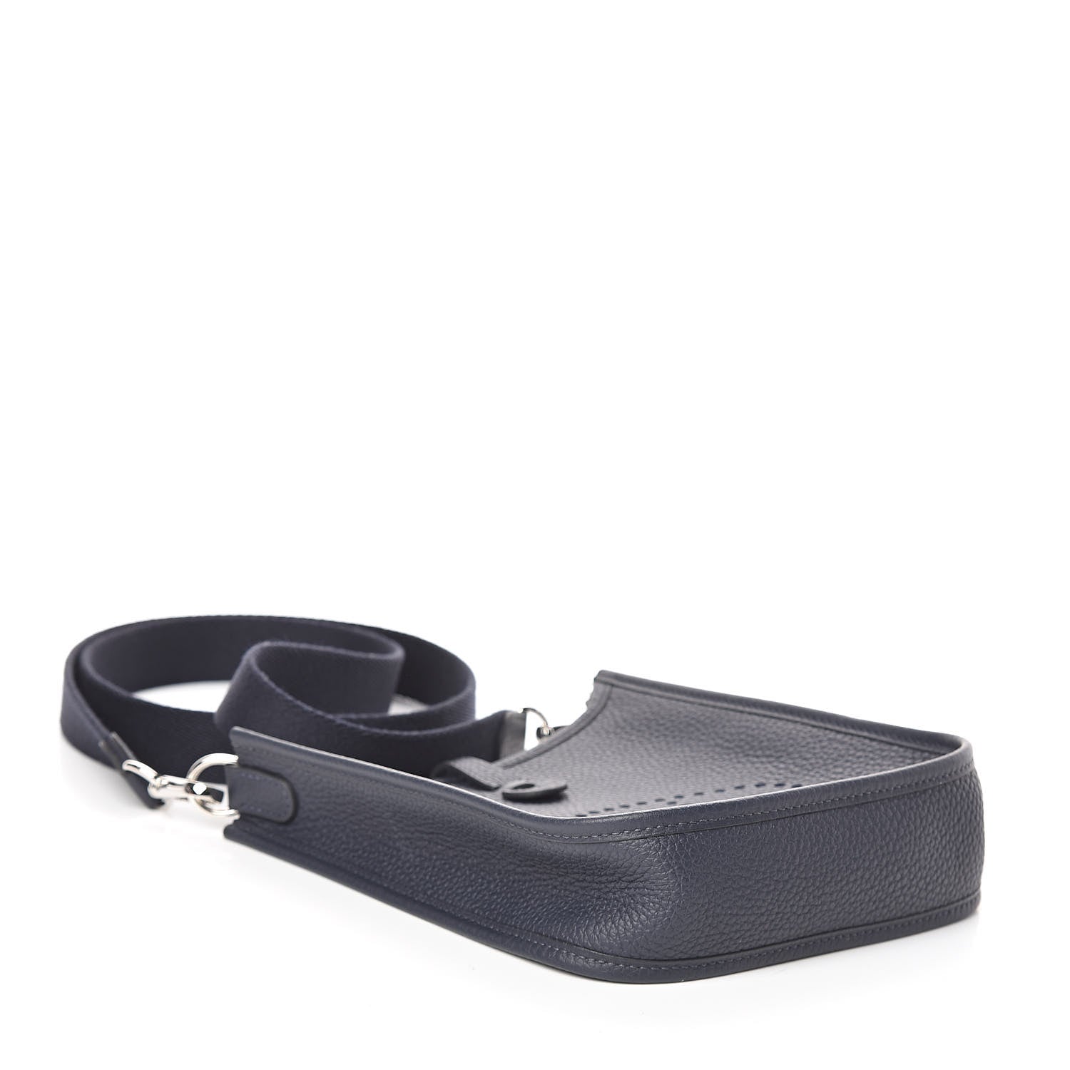 Hermes Taurillon Clemence Amazone Evelyne TPM Bleu Nuit Bleu Indigo 4 of 8