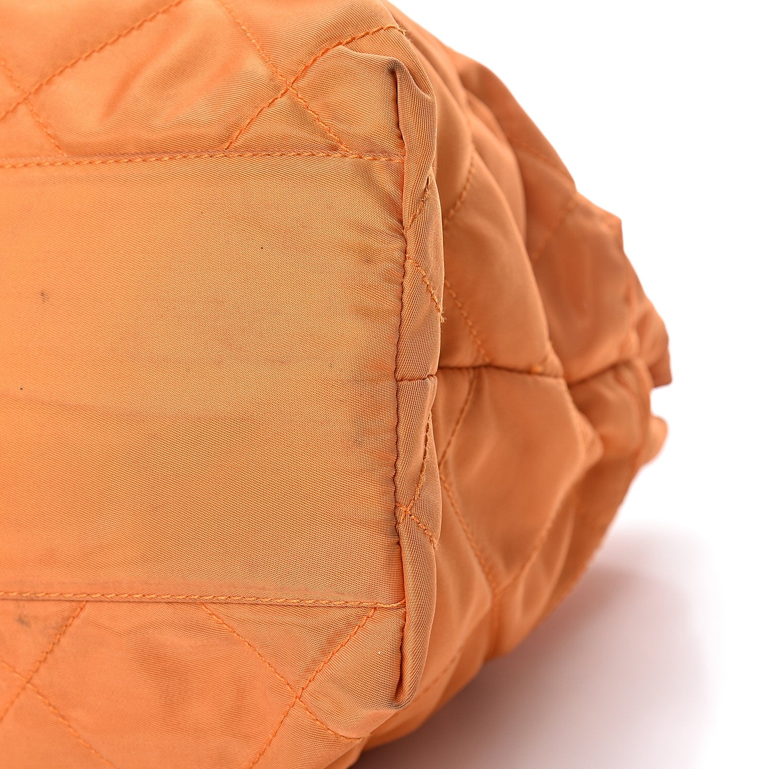Prada Tessuto Nylon Quilted Impunturado Bag Ambra 12 of 13