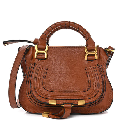 Chloe Calfskin Mini Marcie Satchel Tan 1 of 10