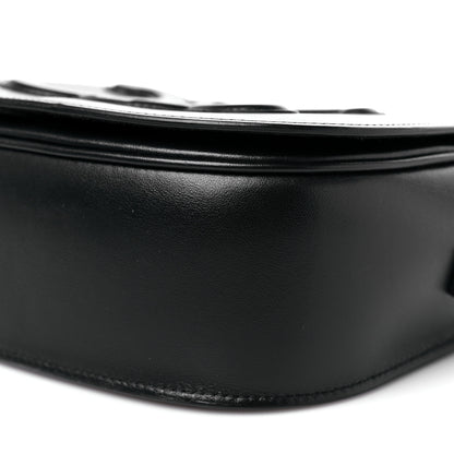 Celine Smooth Calfskin Cuir Triomphe Folco Crossbody Bag Black 8 of 13