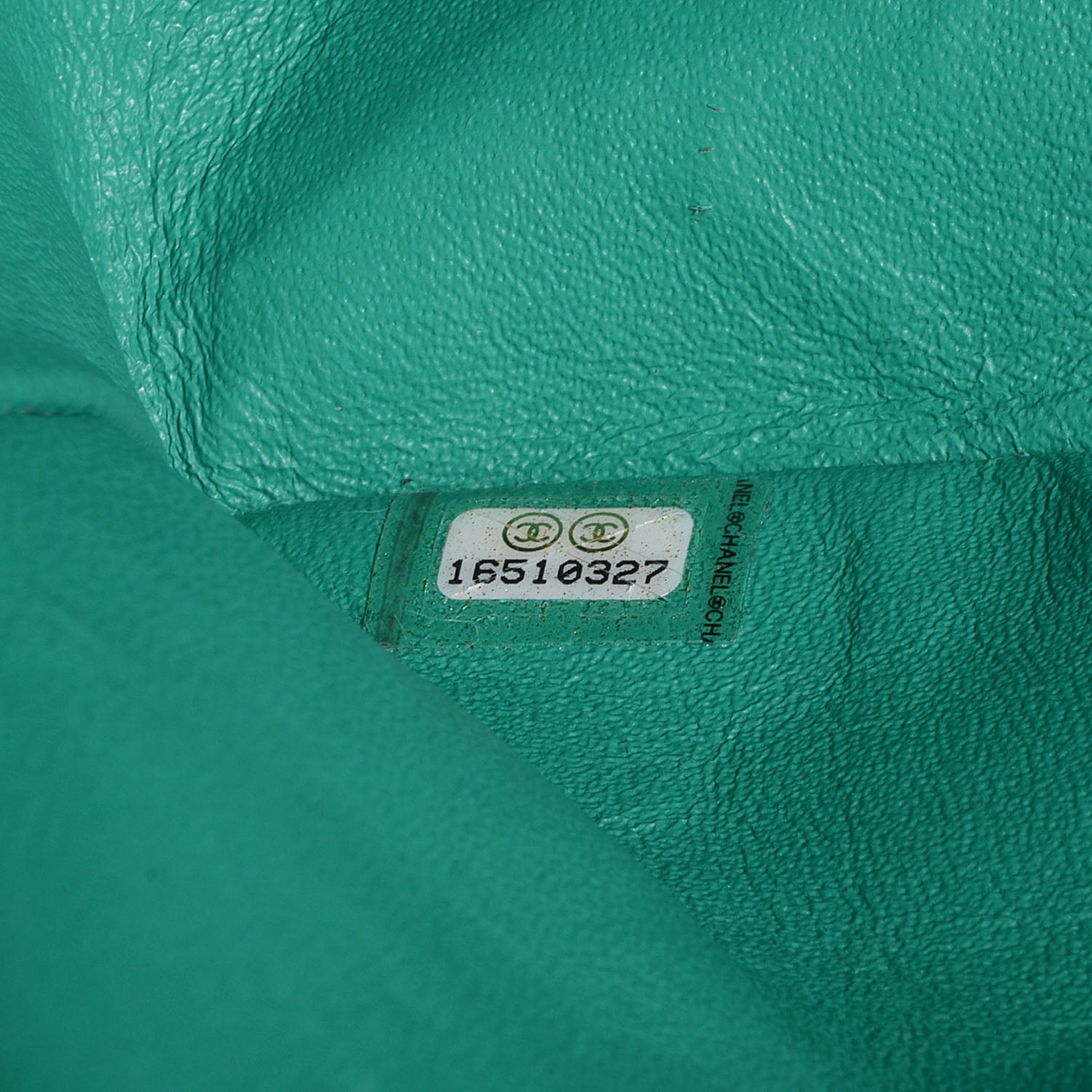 Chanel Patent Jumbo Double Flap Green 7 of 8