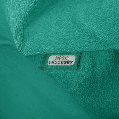 Chanel Patent Jumbo Double Flap Green 7 of 8
