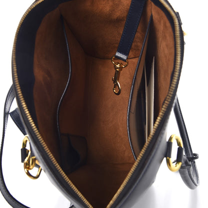 Delvaux Grained Calfskin Charme Tote Jumping Marine 6 of 10