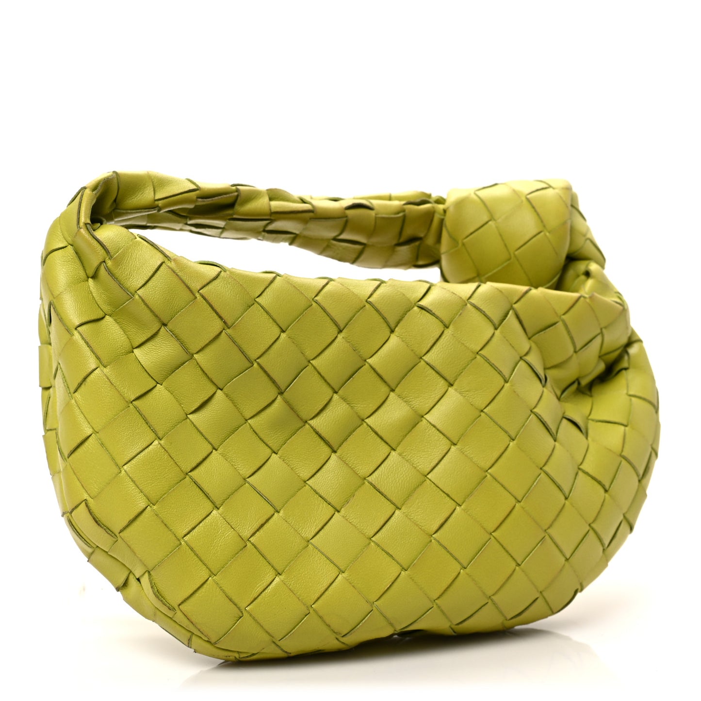 Nappa Intrecciato Mini Jodie Kiwi