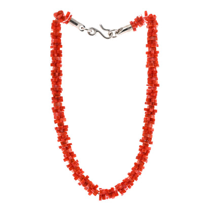 Louis Vuitton Resin Tropical Flowers Necklace Orange 3 of 5