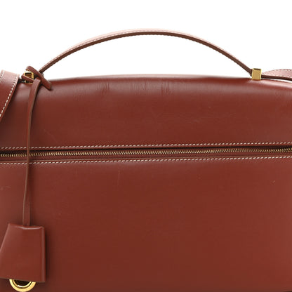 Loro Piana Saddle Calfskin Extra Bag L27 Deep Kummel 13 of 27