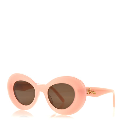 Loewe Acetate Curvy Round Sunglasses LW40112I Pink 1 of 8