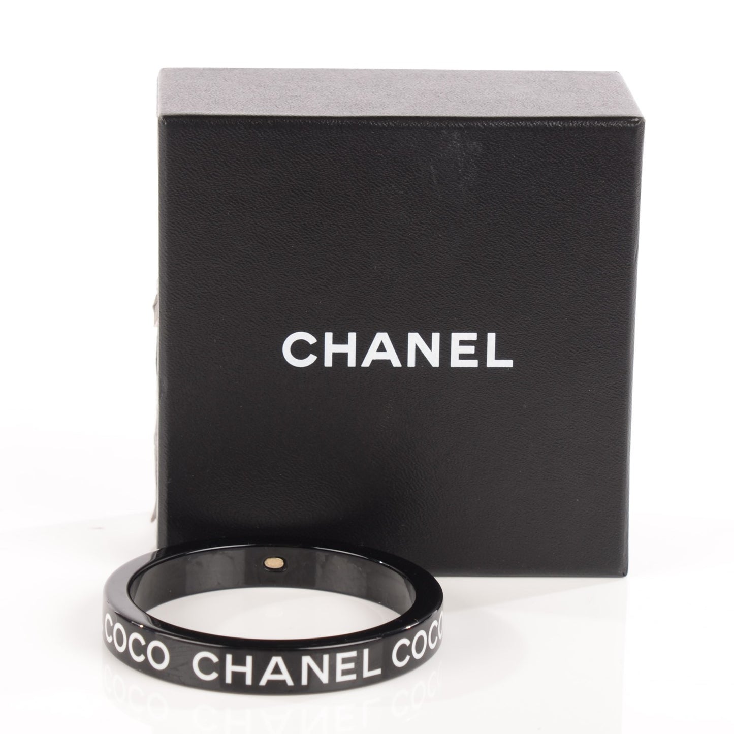 Resin Coco Bangle Black