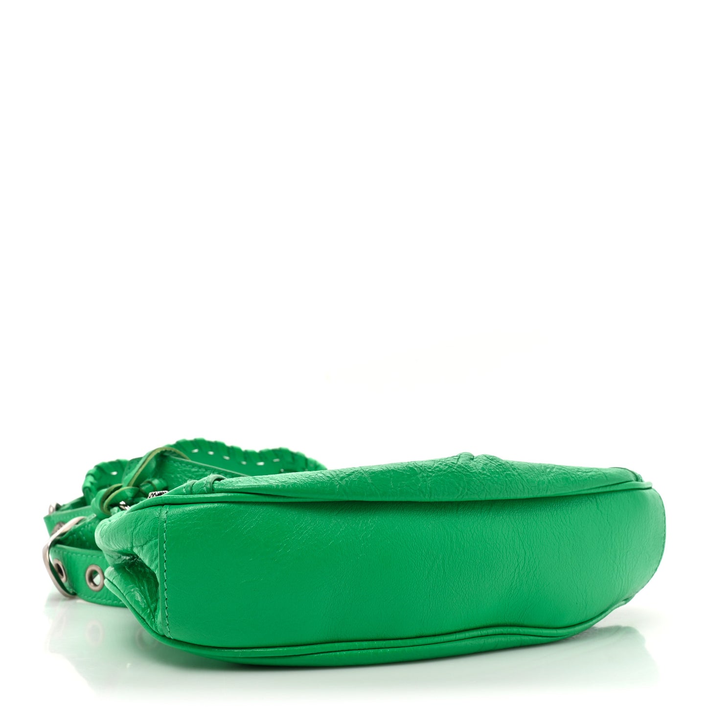 Agneau Arena Le Cagole Shoulder Bag XS Vivid Green