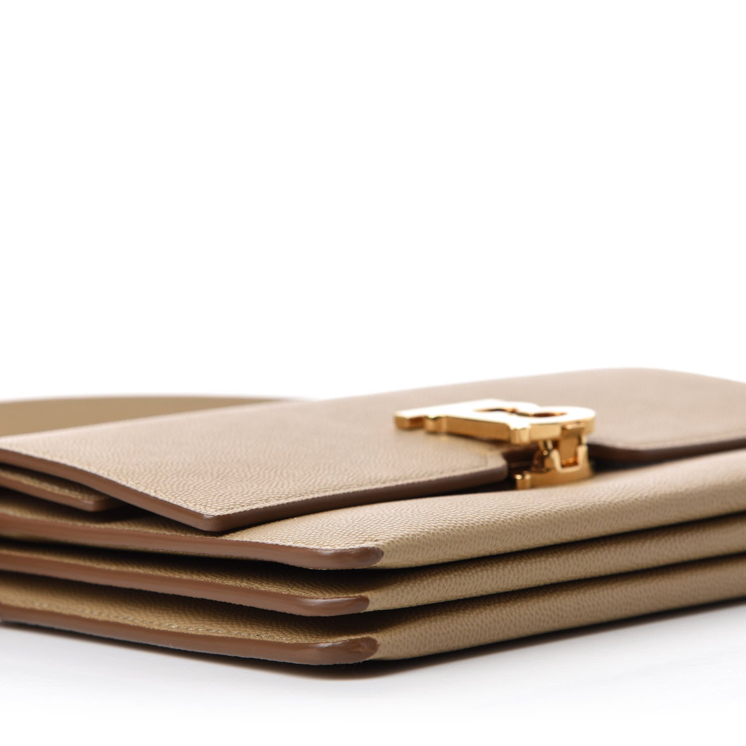Burberry Grained Calfskin Albion TB Bag Archive Beige 6 of 10