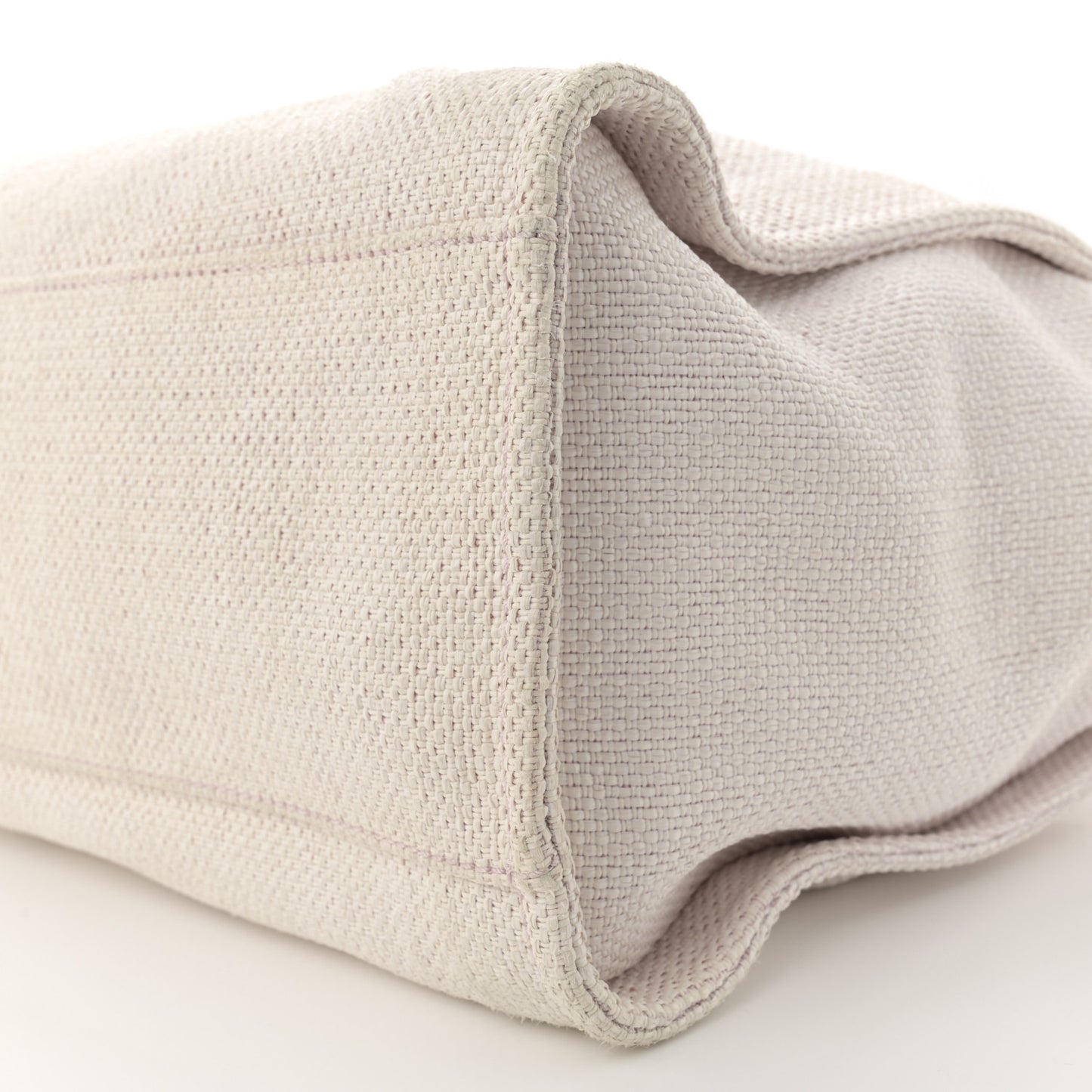 Woven Straw Raffia Medium Deauville Tote Pink