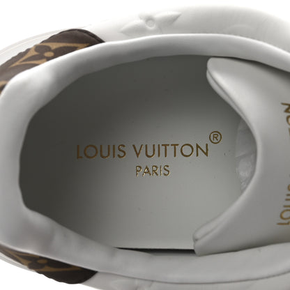 Louis Vuitton Lambskin Embossed Monogram Time Out Sneakers 39.5 White 8 of 9