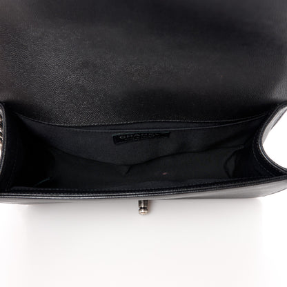Chanel Caviar Quilted Medium Boy Flap Black 5 of 11