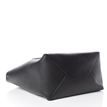 Celine Soft Grained Calfskin Medium Horizontal Cabas Phantom Black 4 of 19