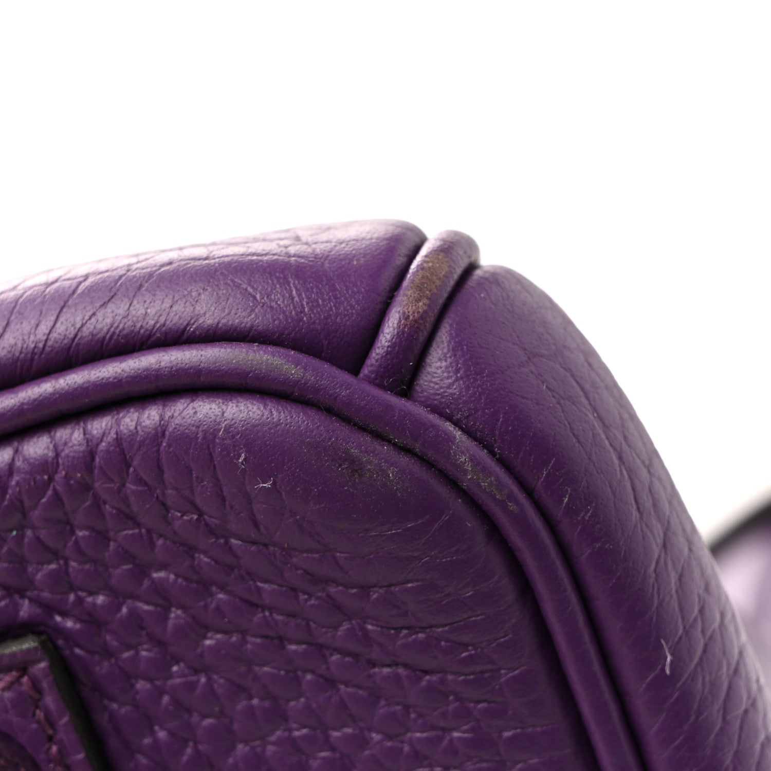 Hermes Taurillon Clemence Birkin 35 Ultraviolet 31 of 40