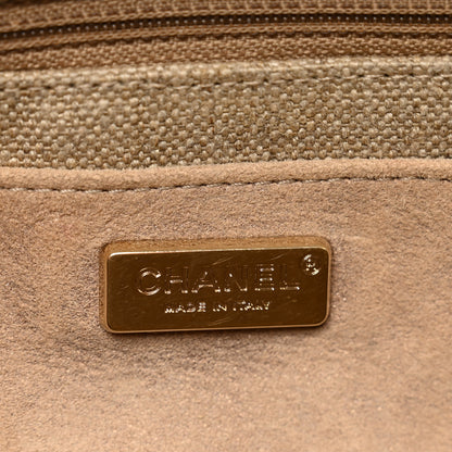 Chanel Sequins Chevron Flap Gold 6 of 13