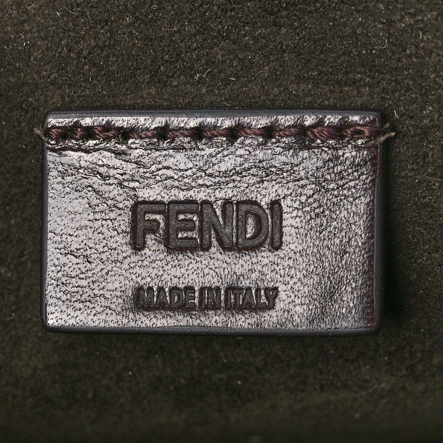Fendi Vitello Vernice Mou Karligraphy Crossbody Bag Latte 7 of 13