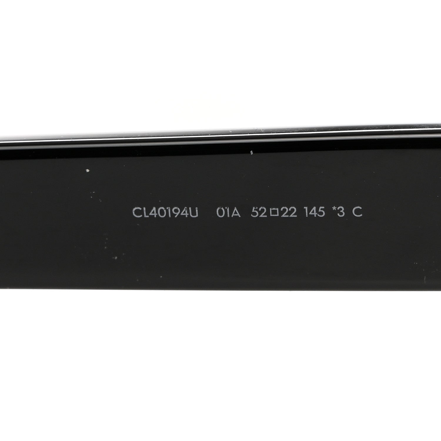 Celine Acetate Triomphe 01 Sunglasses CL 40194U Black 5 of 7