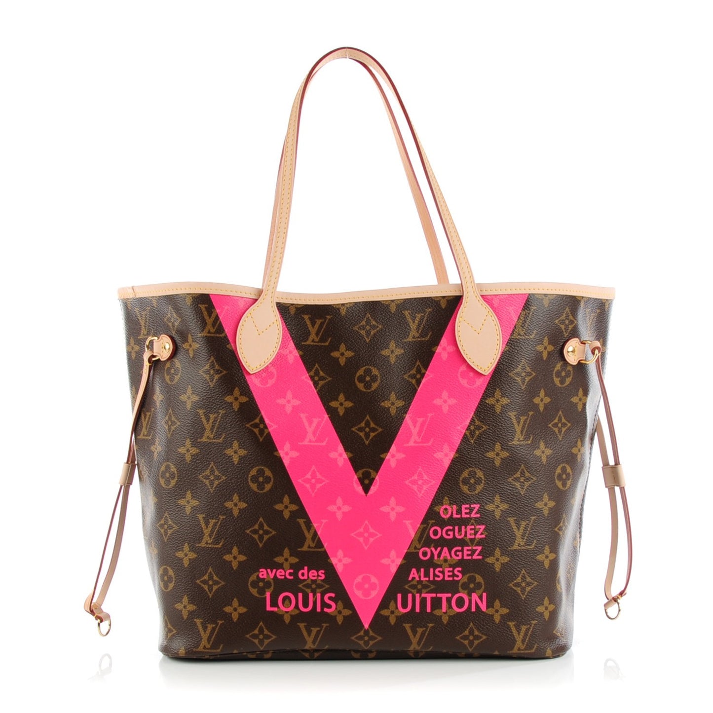 Monogram V Neverfull MM Grenade
