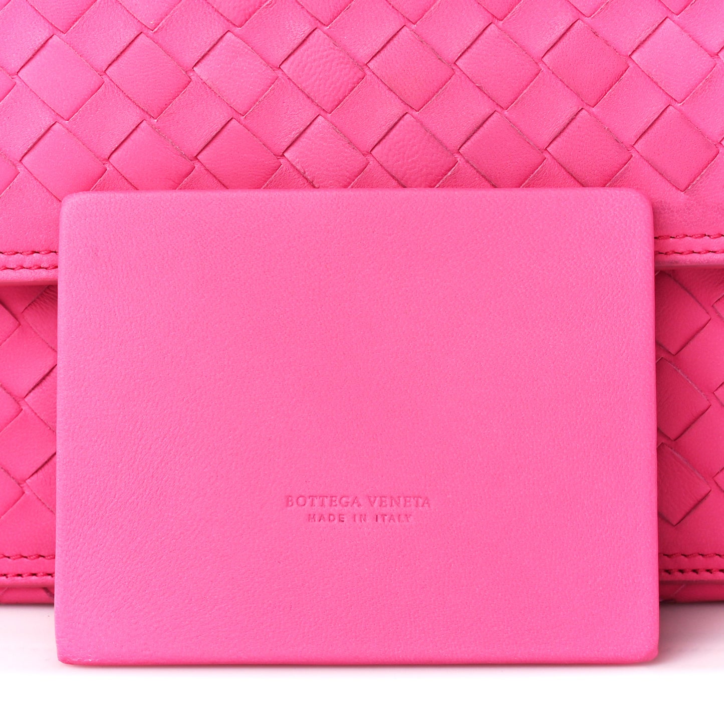 Nappa Intrecciato Alumna Bag Rosa Shock