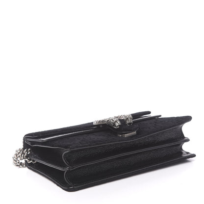 Gucci Velvet GG Monogram Small Dionysus Shoulder Bag Black 4 of 10