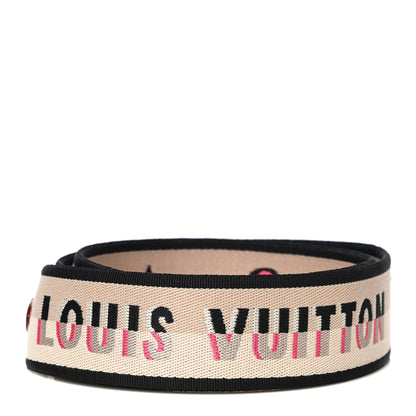 Louis Vuitton Jacquard Speedy Bandouliere 20 Shoulder Strap Black 3 of 5
