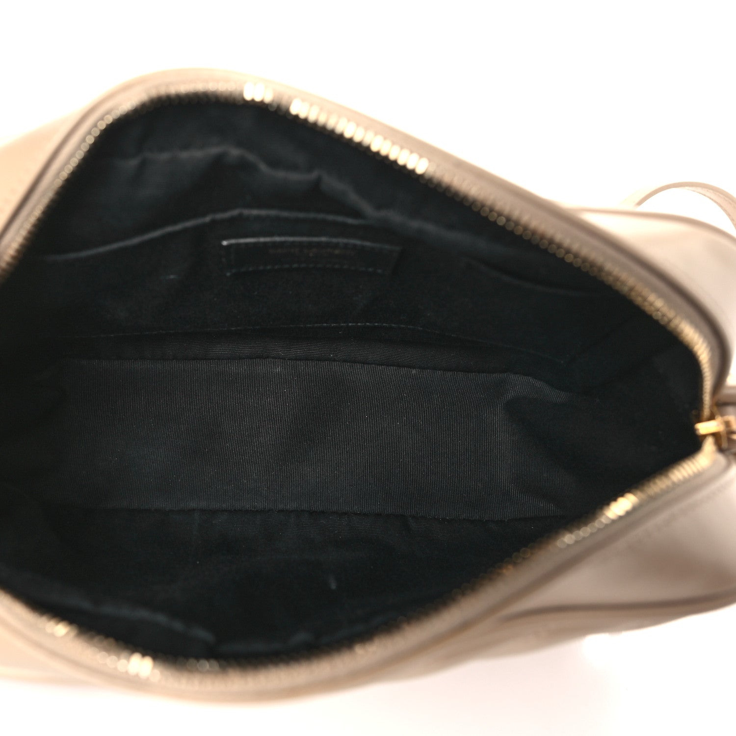 Saint Laurent Calfskin Matelasse Monogram Lou Camera Bag Dark Beige 5 of 12