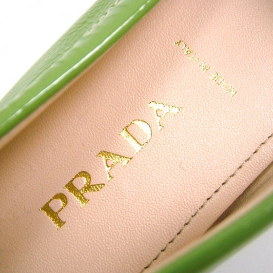 Vernice Loafers 38.5 Green
