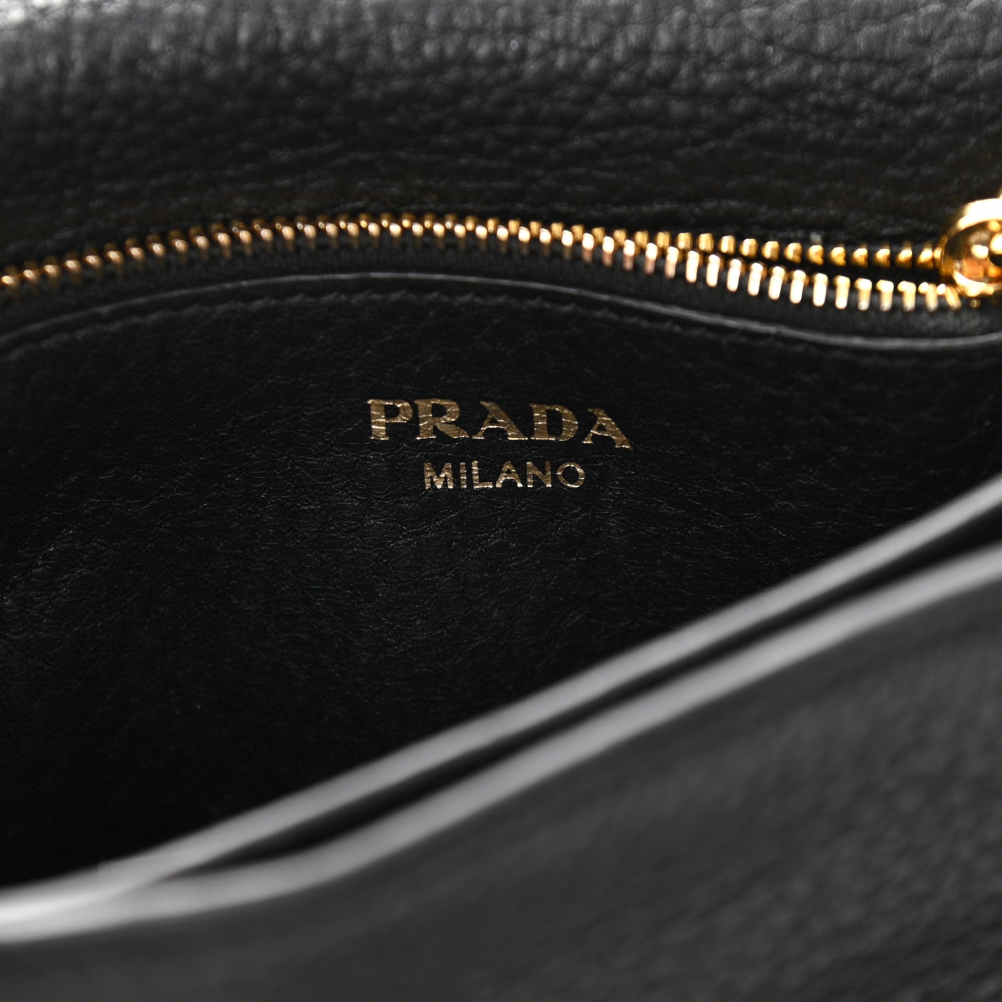 Vitello Daino Double Strap Flap Crossbody Black