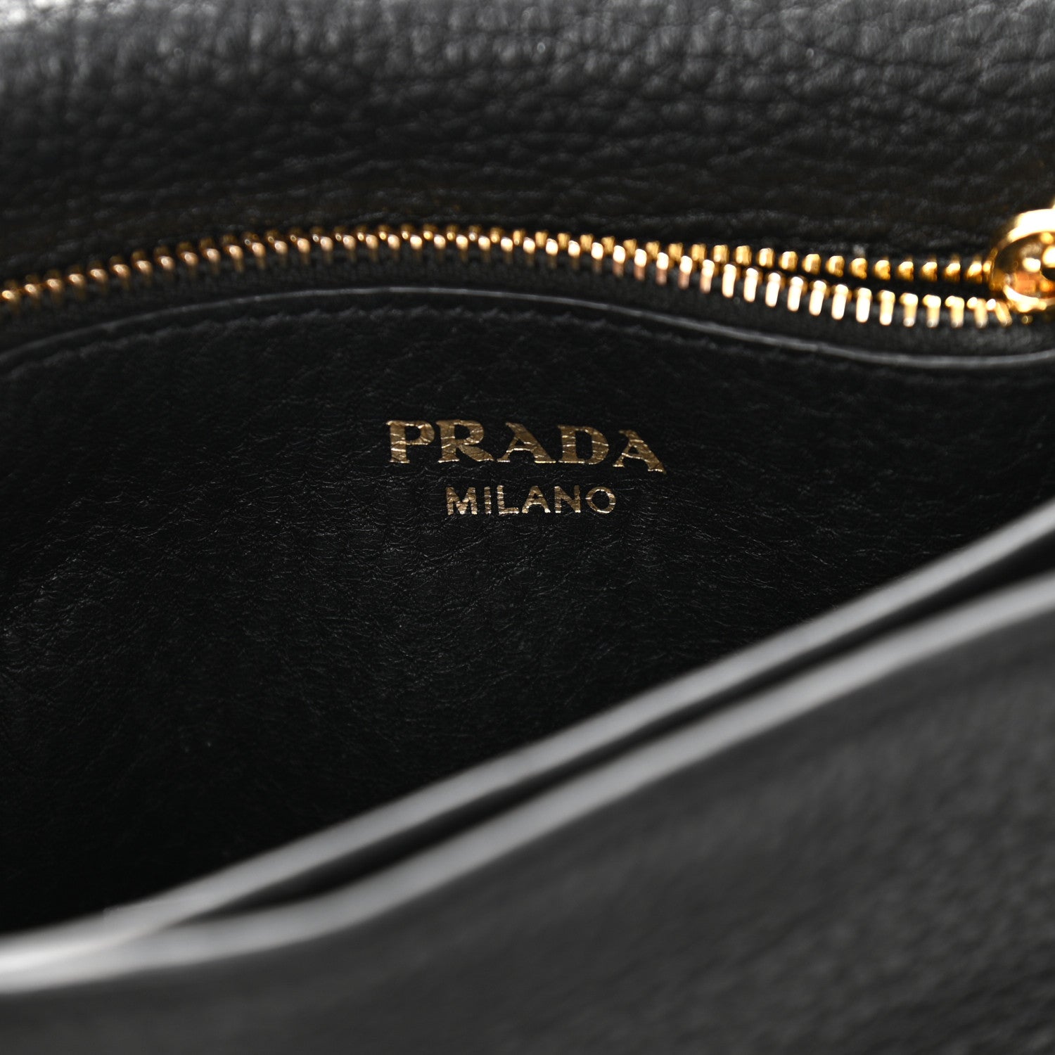 Prada Vitello Daino Double Strap Flap Crossbody Black 6 of 12