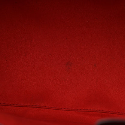 Celine Drummed Calfskin Mini Luggage Coquelicot 11 of 19