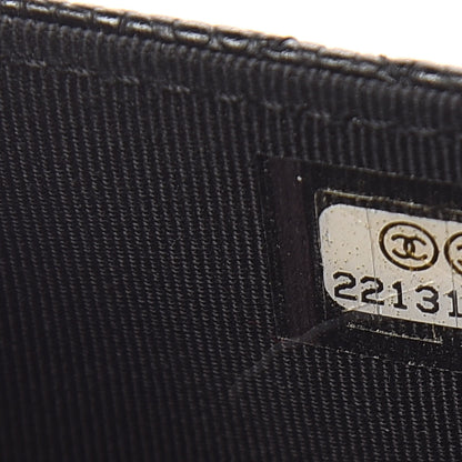 Chanel Caviar Quilted Wallet On Chain WOC Black 10 of 11